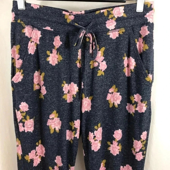 BP Cozy Blue  Floral Lounge Joggers - Picture 2 of 9